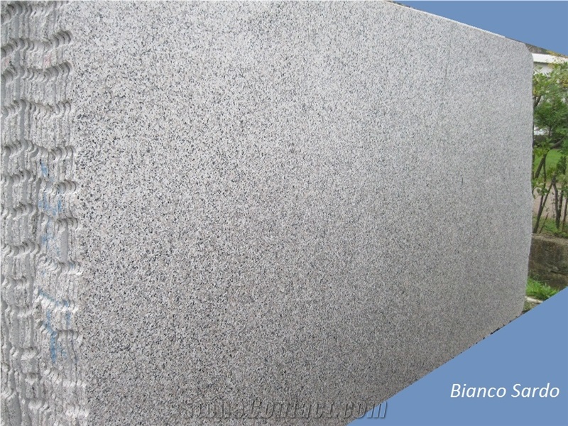 Bianco Sardo Granite Slabs & Tiles, White Granite Polished Tiles & Slabs, Flooring Tiles
