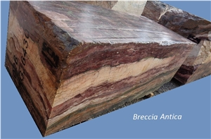Breccia Antica Marble blocks, multicolor marble blocks 