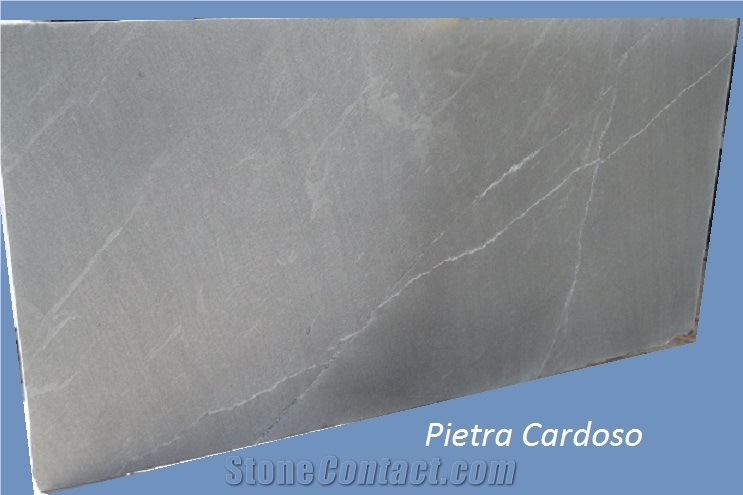 Pietra Del Cardoso Sandstone Tiles & Slabs, Grey Sandstone Polished Tiles, Flooring and Walling Tiles Italy