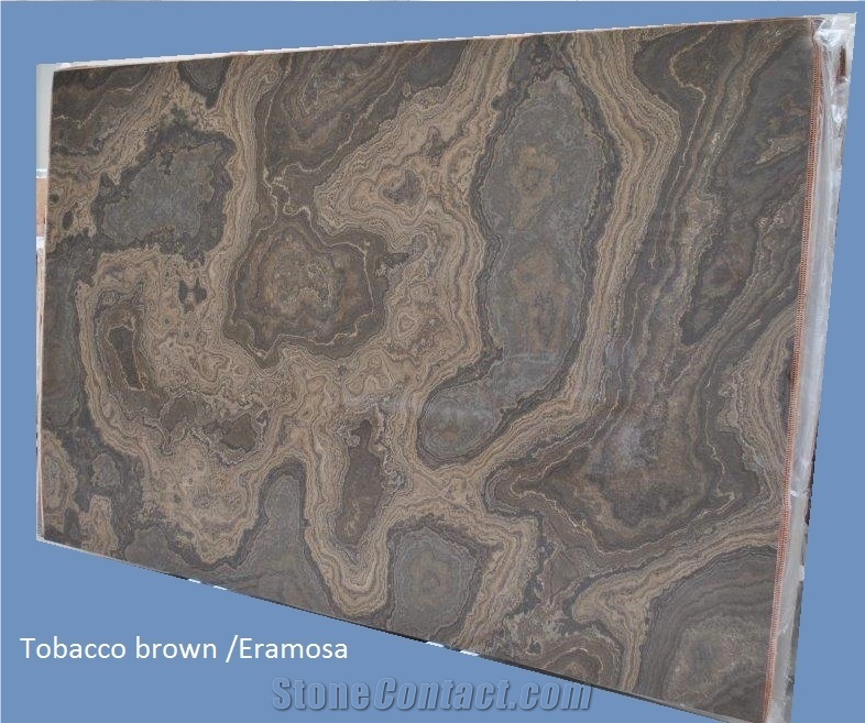 Tobacco Brown Marble Slabs & tiles, Eramosa Marble floor tiles, wall tiles 