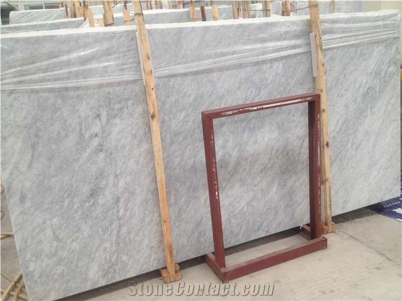 Bianco Carrara Marble Tiles and Slab Polishing for Walling and Flooring Covering Stairs Material China Marble High Quality and Best Price Fast Delivery