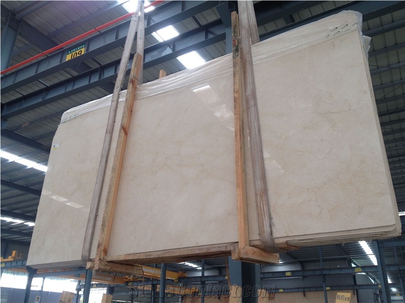 Cream Marfil Marble Tiles and Slab Polishing for Walling and Flooring Covering Stairs Material China Marble High Quality and Best Price Fast Delivery