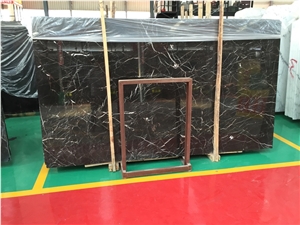 High Quality Polished St.Laurent Black Marble