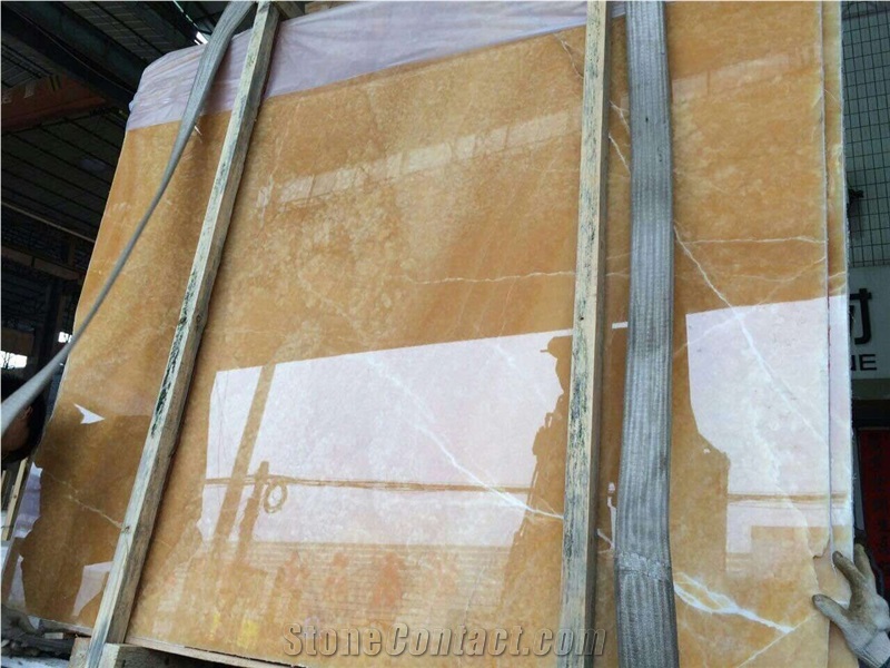 Honey Onyx Laminated Glass Composite Floor Tile