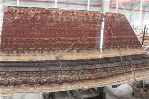 Hot Sell Natural Stone Ruby Red Marble Tile & Slab