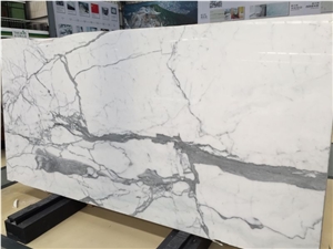 Low Price Italy Marble Slab White Statuario Marble