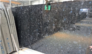 Natural Magical Sapphire Blue Pearl Granite Slabs & Tiles for Decoration