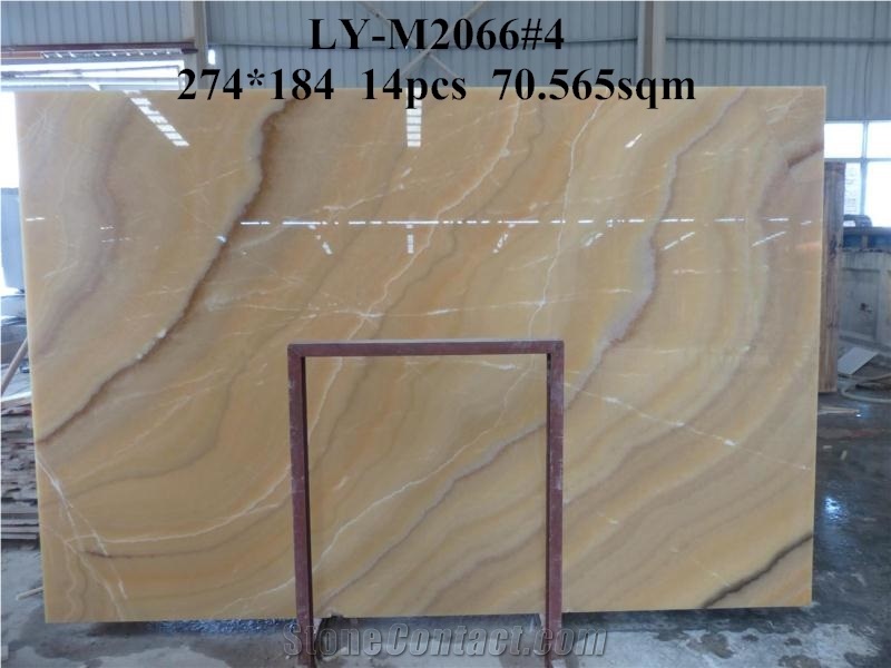 Natural Polished Red Dragon Onyx Slabs & Tiles, China Beige Onyx