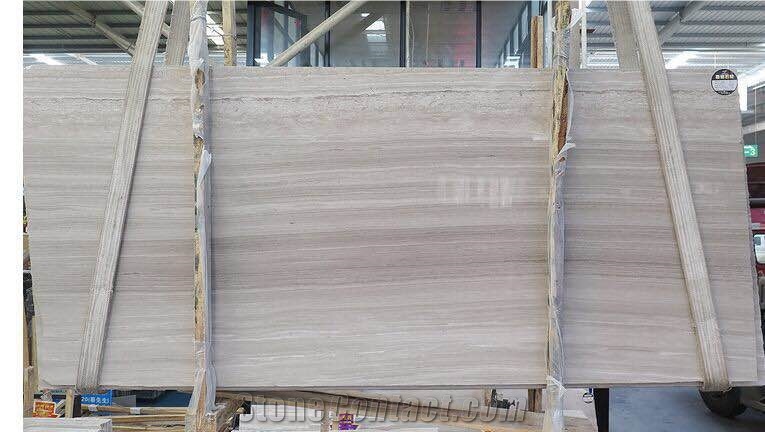 Sandalwood Wood Grain Marble Tiles and Slabs Polishing Walling and Flooring Covering, China Marble High Quality and Best Price Fast Delivery