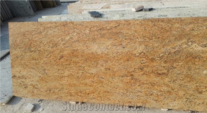 New Shiva Gold Granite Tiles & Slabs, Beige Granite India