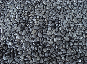 Black Pebbles, Honed Pebbles, Black River Stone