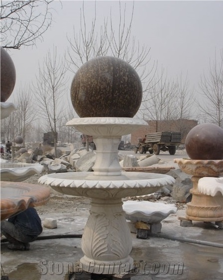 Stone Ball Fountains, Marble Ball Fountains