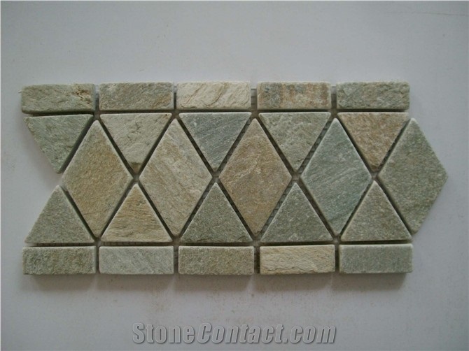 Waistline Sandstone, Rusty Sandstone Wall Line, Building Tiles