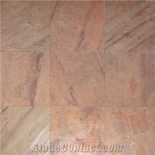 Indian Copper Quartzite Stone, Copper Slate Tiles