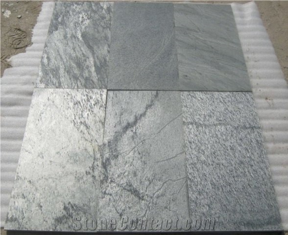 Silver Shine Slate Tiles