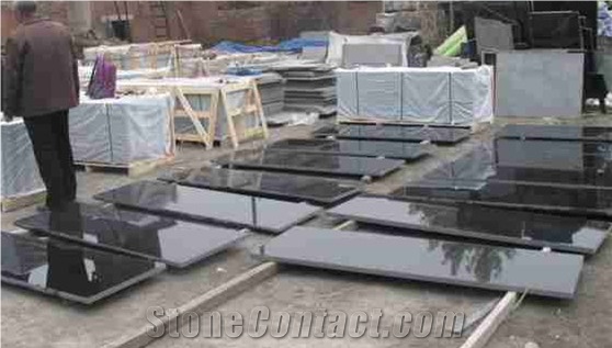 Iran Market Shanxi Black Granite Highly Polished Slabs, Absolute Black Slabs, Competitive Price But Remain High Qualtiy