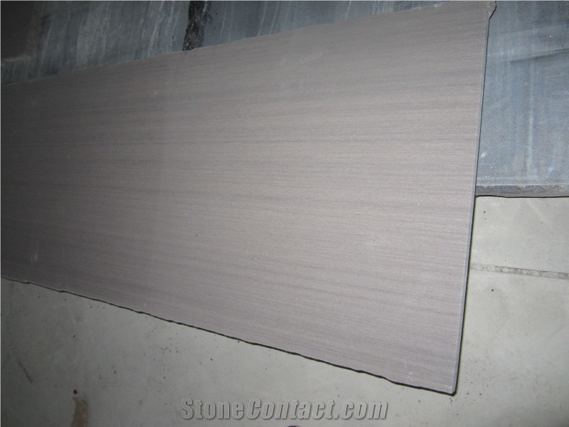 China Purple/Lilac Wood Vein/Grain Sandstone Tiles