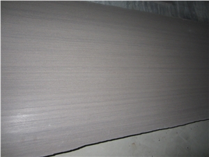 China Purple Wood Vein Sandstone Honed Slabs