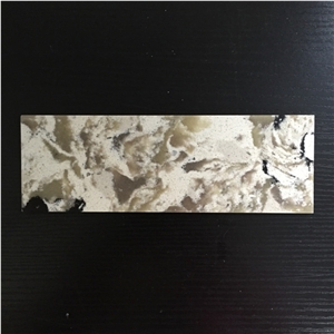 Marble Imitation Quartz Stone for Kitchen Used Including Stain,Scratch and Water Resistance with a Variety Of Edge Profile Opotion