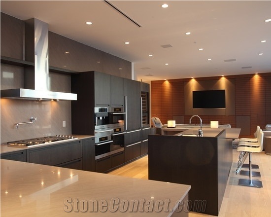 Quartz Stone Kitchen Countertop Thickness 2cm Or 3cm From China