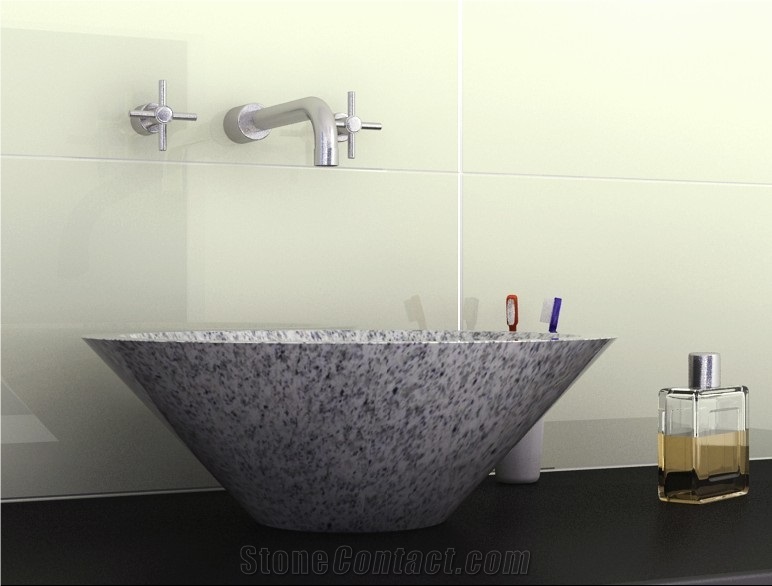 G603 Grey Granite Wash Basin,G603 Granite Pedestal Sink, Cheap Bathroom Sink Made in China