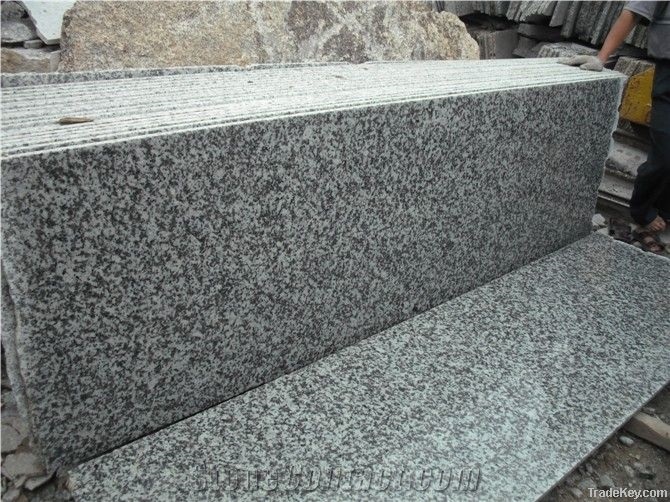 Hot Sale China G439 Granite Slabs, White Grey Granite Slabs