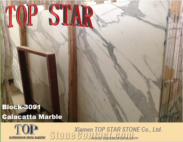 Italian Calacatta Macchia Oro Marble Slabs & Tiles