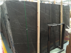 Polished Pietra Gray Marble Slabs & Tiles