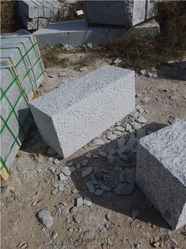 G375 Granite Pineappled Wall Stone,Wall Block,Picked Wall Facades