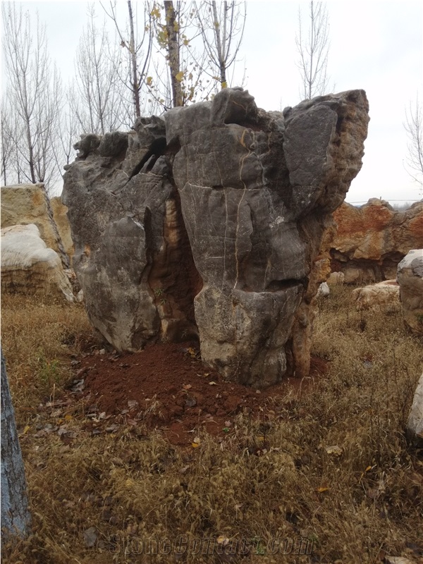 Garden Rock Stone,Garden Big Natural Stone,Garden Boulders,Monolith