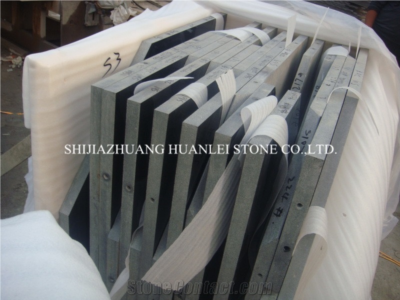 Dry Hang for Interior, Exterior Wall Tiles, China Black Granite Wall, Shanxi Black Granite Wall Cladding Tiles/Murs