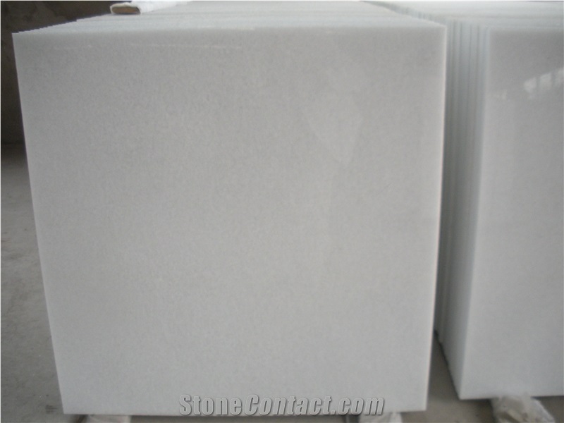 Crystal White Marble Slabs & Tiles,Finished Board Thassos White Marble Tile