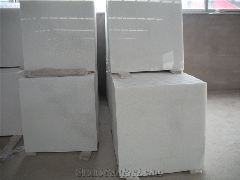 Crystal White Marble Slabs & Tiles,Finished Board Thassos White Marble Tile