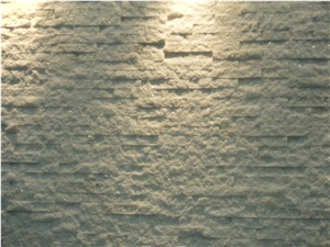 Natural Culture Stone Wall Tiles, Crystal White Marble Culture Stone