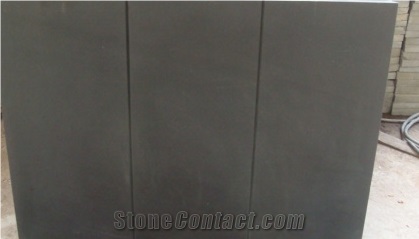 Sichuan Honed Black Sandstone Outdoor Floor Tiles & Slabs