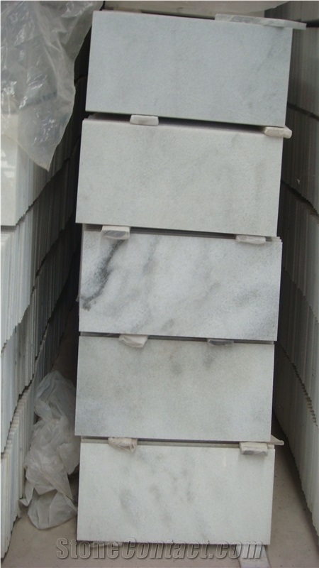 Sichuan Yaan Cheap Calcite White Marble Slabs & Tiles Under Hot Sale