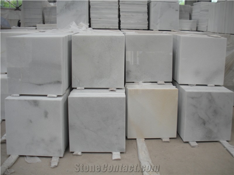 Sichuan Yaan Cheap Calcite White Marble Slabs & Tiles Under Hot Sale