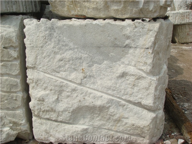 White Marble Blocks for Hot Sale, Crystal White Marble Block