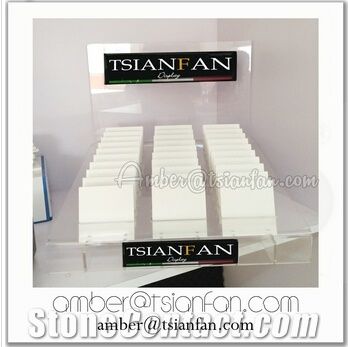 Custom Artificial Sintered  Porcelain Stone Display Stand