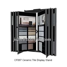 Custom Space Distance Spinning Tile Display Stand - Cf097