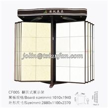 Double Sides Rotating Ceramic Tile Display Rack - Cf005