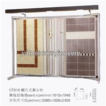 Horizontal Double Row Tile Display Stand- Cf010
