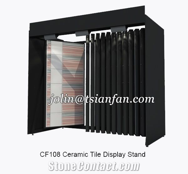 Rotating Sliding Tile Display Stand - Cf108
