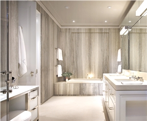 Bathroom Decorating Ideas- Marmara White Marble