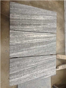 G302 Landscape Dark Grey Wave Granite Tiles, China Grey Granite