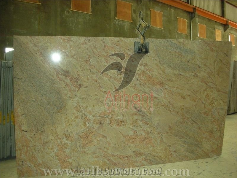 Induce Gold Granite Slabs, Yellow Granite Tiles & Slabs India