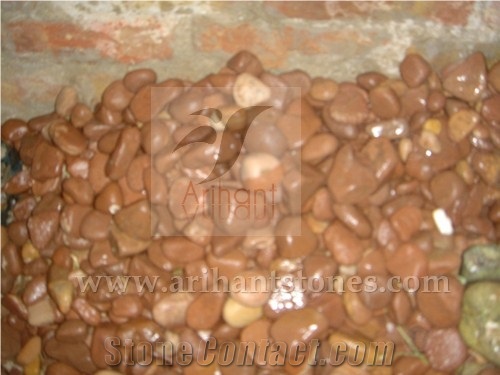 Red Marble Pebbles & Gravels India