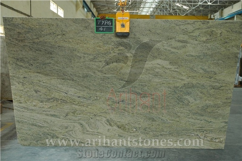 Typhoon Green Granite Slabs, Green Brazil Granite Tiles & Slabs Polished