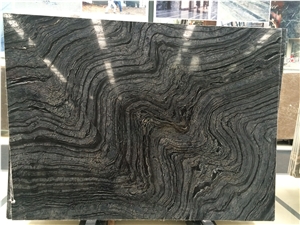 Antique Serpeggiante Marble Slabs & Tiles, China Black Marble