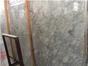 Bianco Carrara White Marble Slabs Tiles, Italy White Marble Panel Villa Interior Wall Cladding,Hotel Floor Covering Skirting for Pattern-Gofar